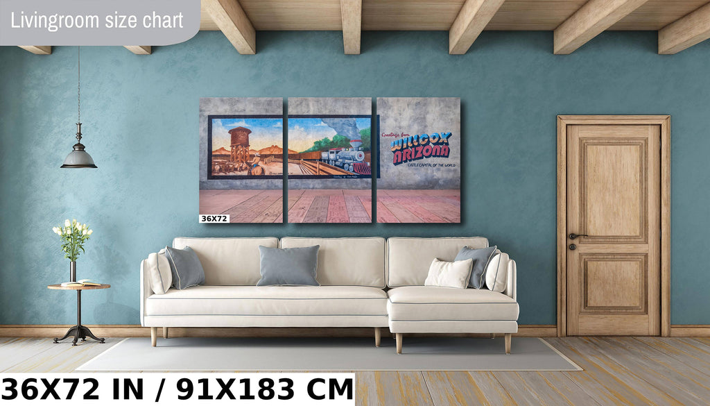 Willcox Mural Art Cattle Capital Arizona Western Photography Wall Decor