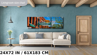 Schnee's Sporting Goods Signage Print: Bozeman Montana Landmark Wall Art