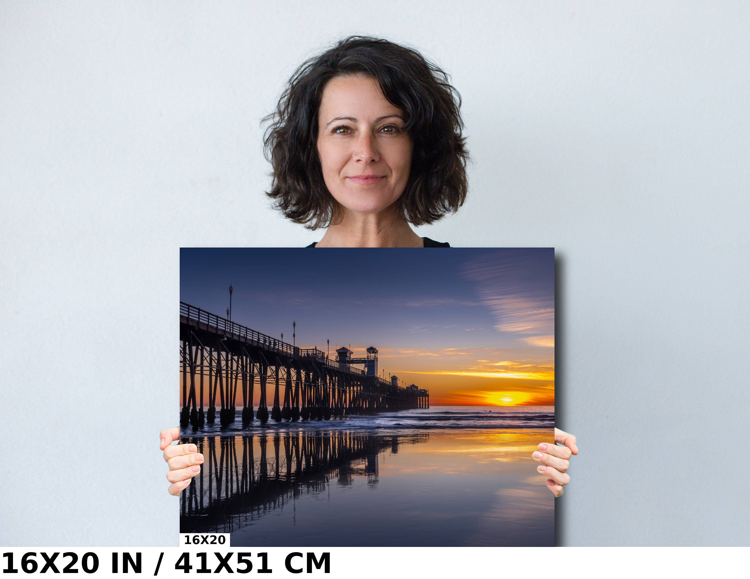 Oceanside Pier Sunset Print: California Coastal