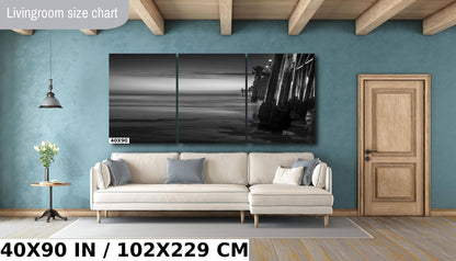 Oceanside Pier Black and White Print: California Coast