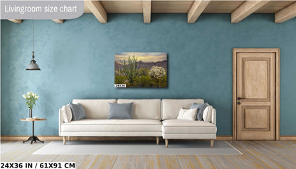 Ocotillo and Jumping Cholla in Organ Pipe Cactus National Monument Wall Art