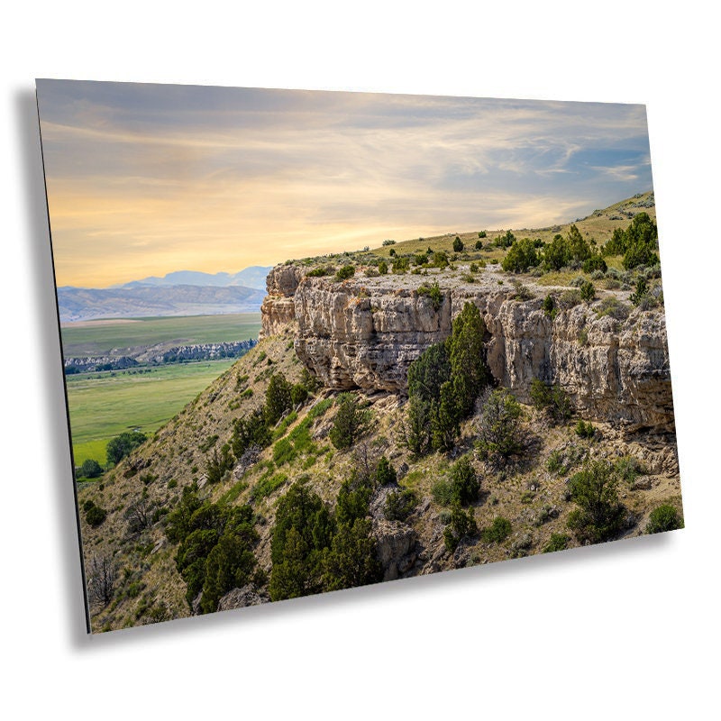 Madison Buffalo Jump Montana Landscape Photo Print Wall Art