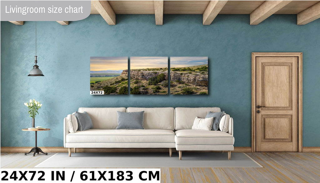 Madison Buffalo Jump Montana Landscape Photo Print Wall Art