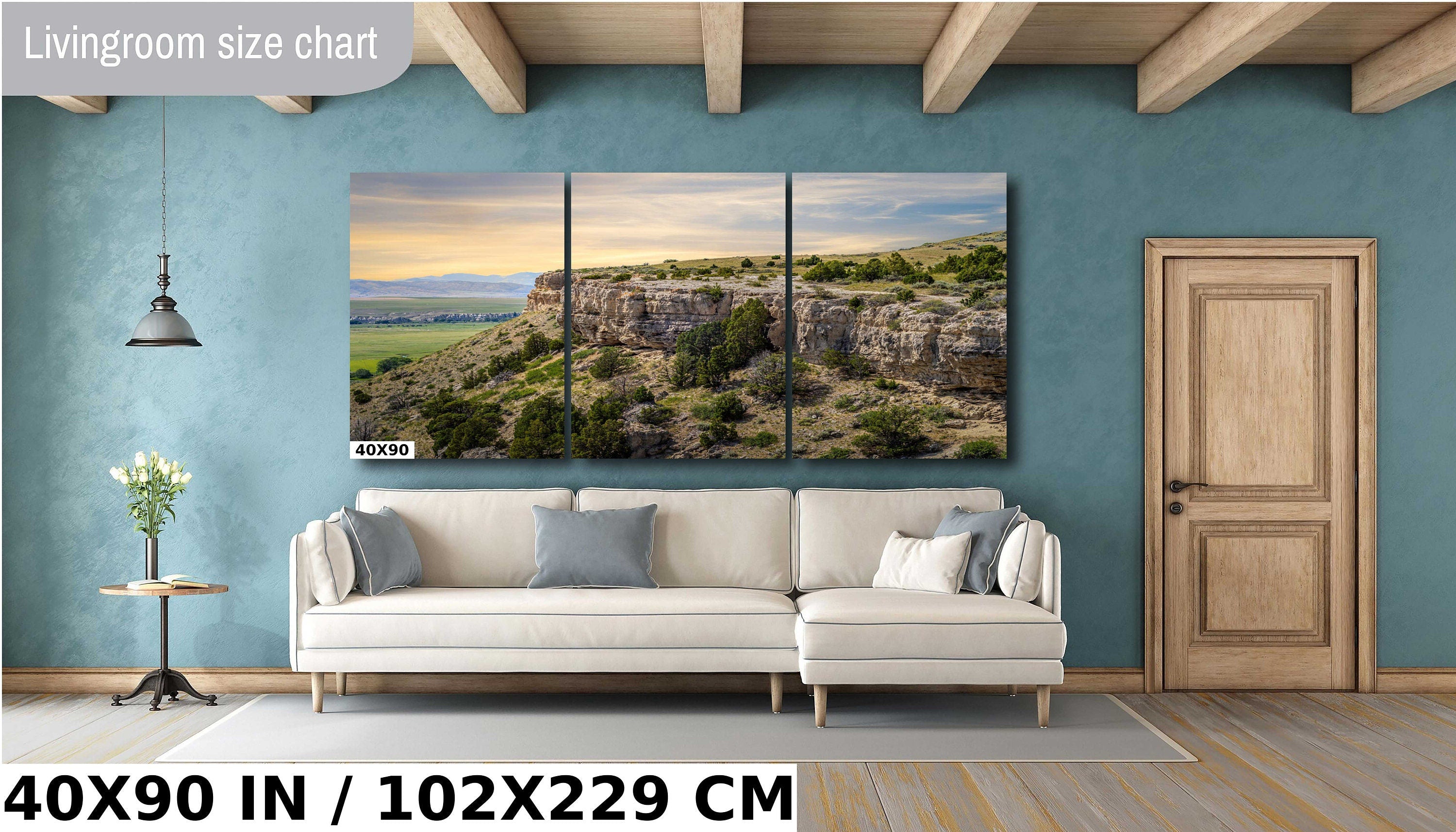 Madison Buffalo Jump Montana Landscape Photo Print Wall Art