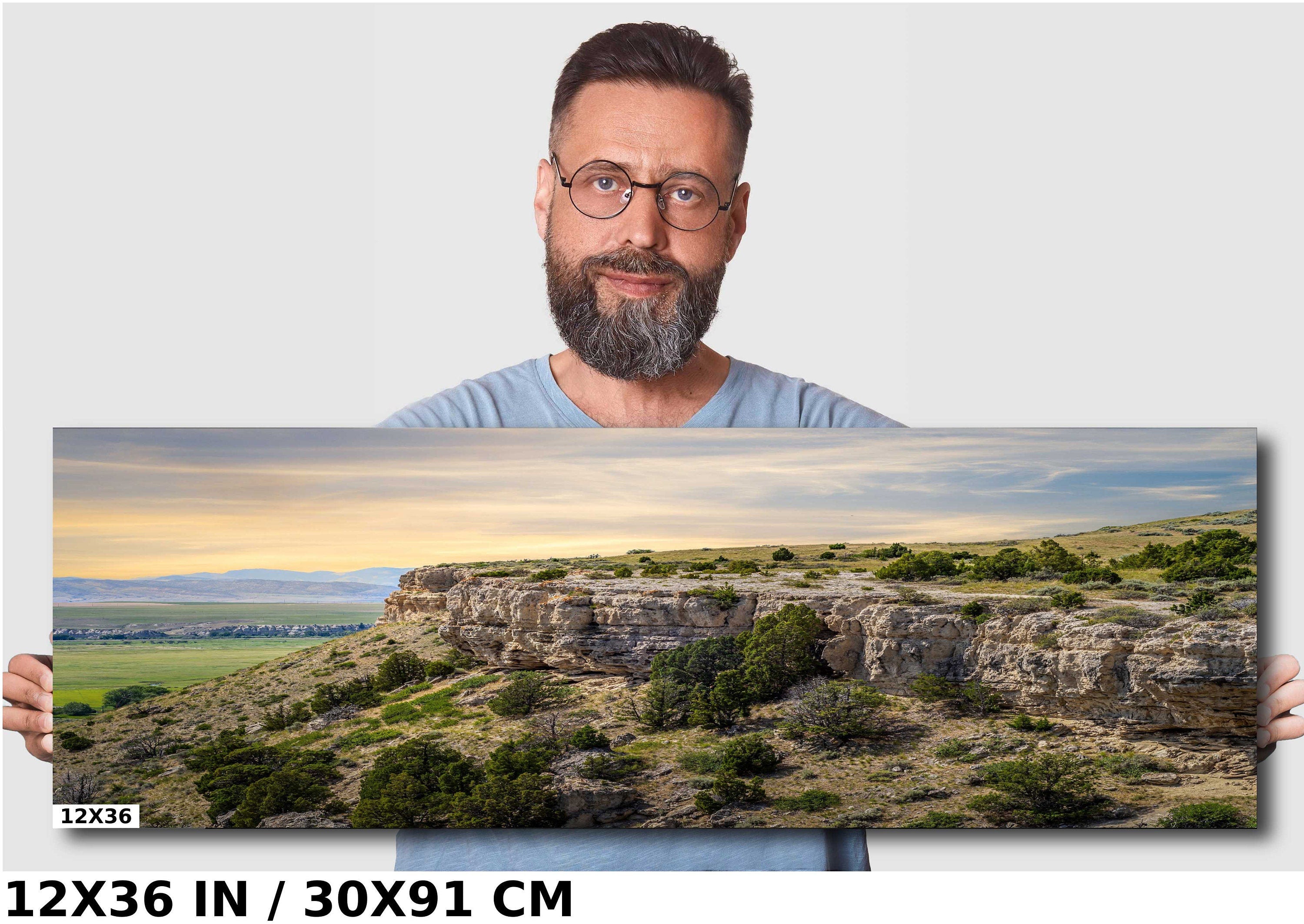 Madison Buffalo Jump Montana Landscape Photo Print Wall Art
