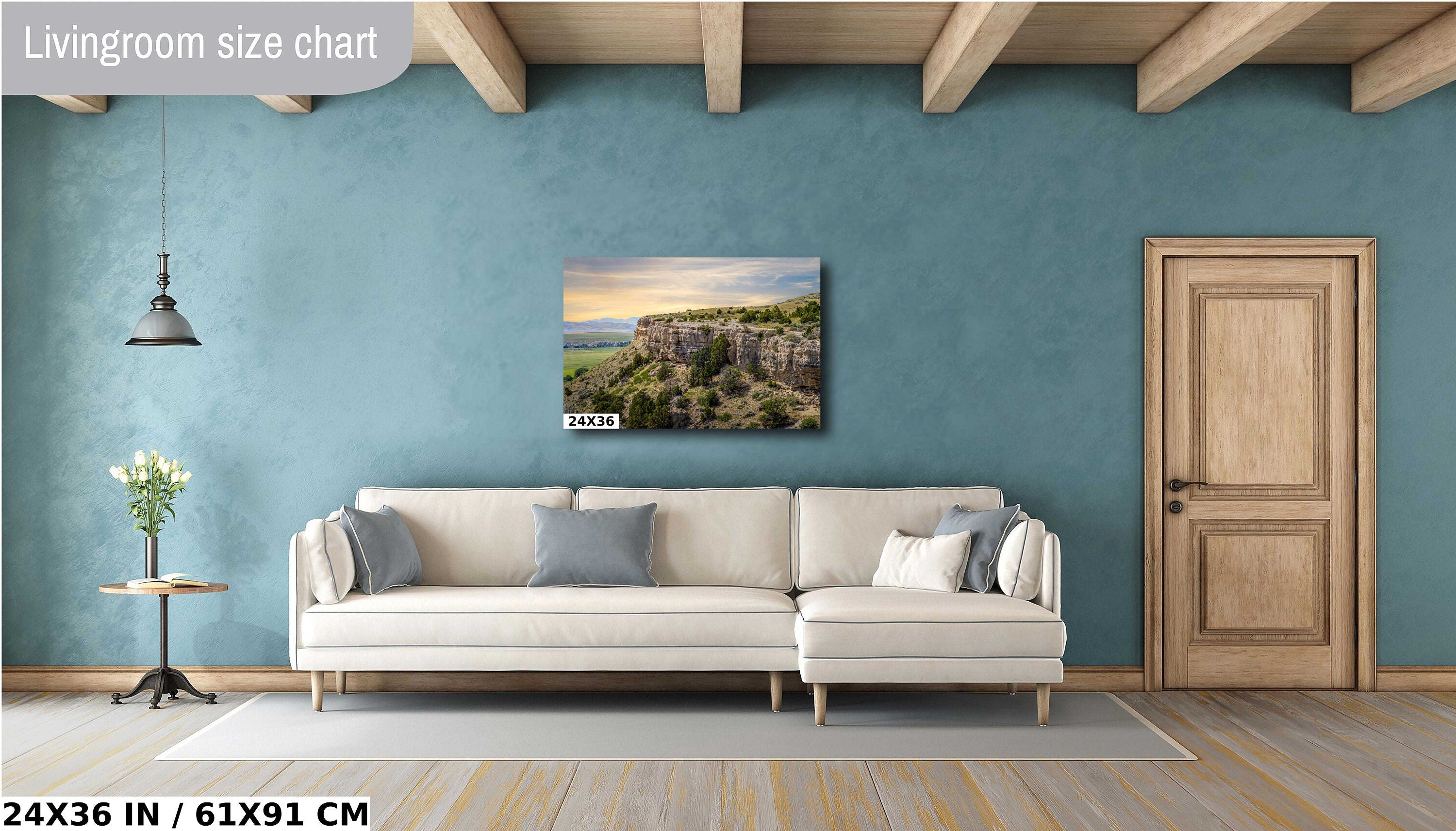 Madison Buffalo Jump Montana Landscape Photo Print Wall Art