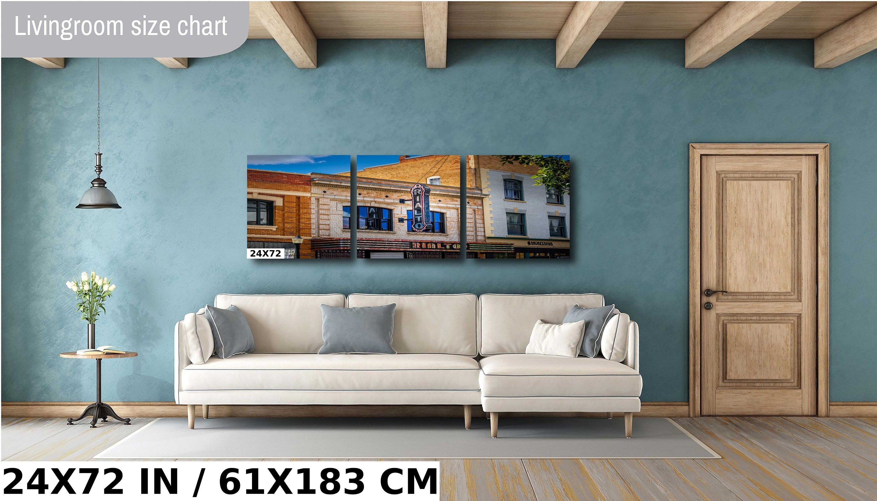 Rialto Theatre Signage Print: Vintage Bozeman Montana Landmark Wall Art