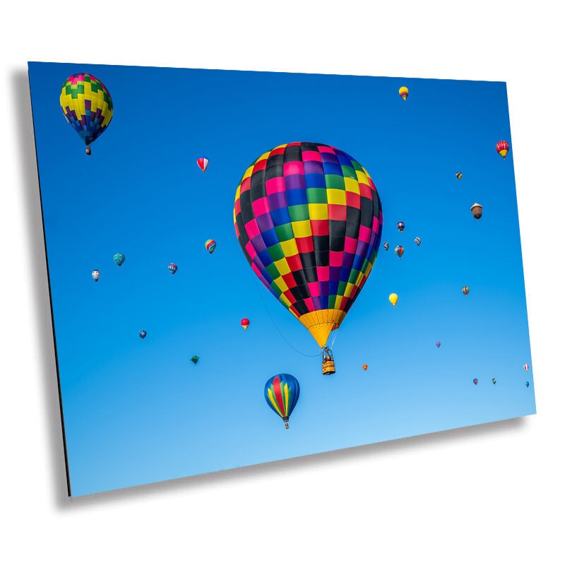 Albuquerque Balloon Fiesta Print: Colorful Hot Air Balloons Wall Art