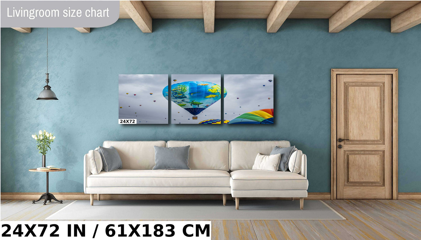 Sea Creature Balloon Fiesta Art Print: Albuquerque, New Mexico