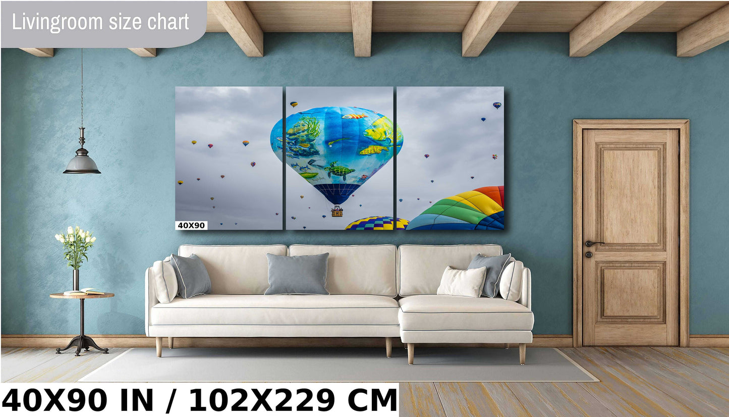 Sea Creature Balloon Fiesta Art Print: Albuquerque, New Mexico