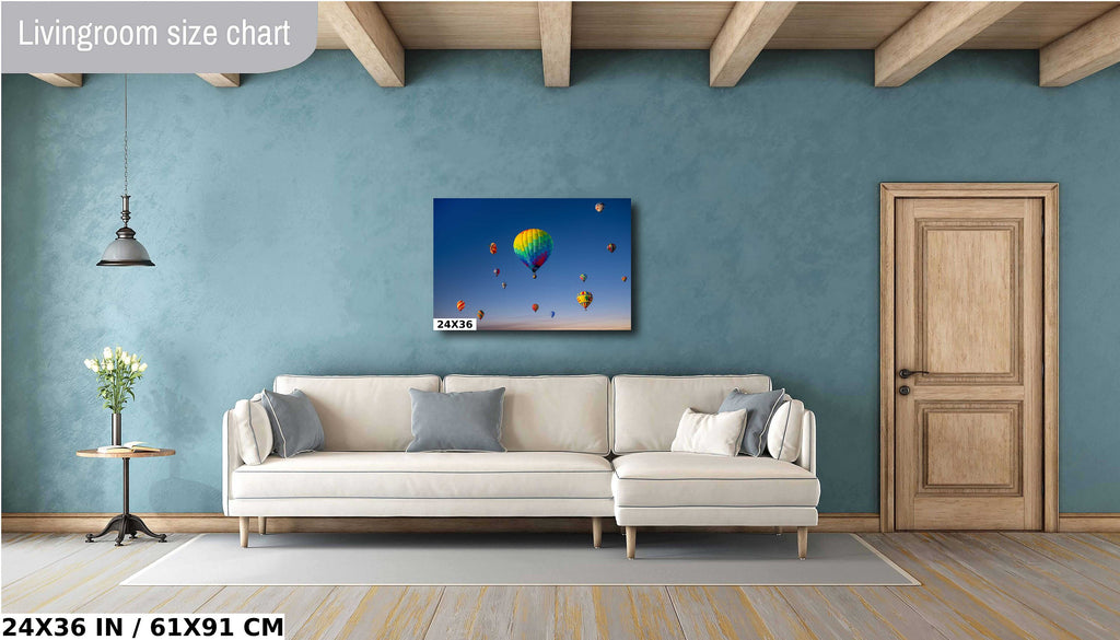 Albuquerque Hot Air Balloon Fiesta Print: New Mexico Festiva Wall Art