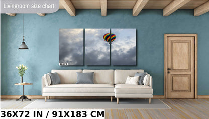 Hot Air Balloon Print: Albuquerque Festival Wall Art