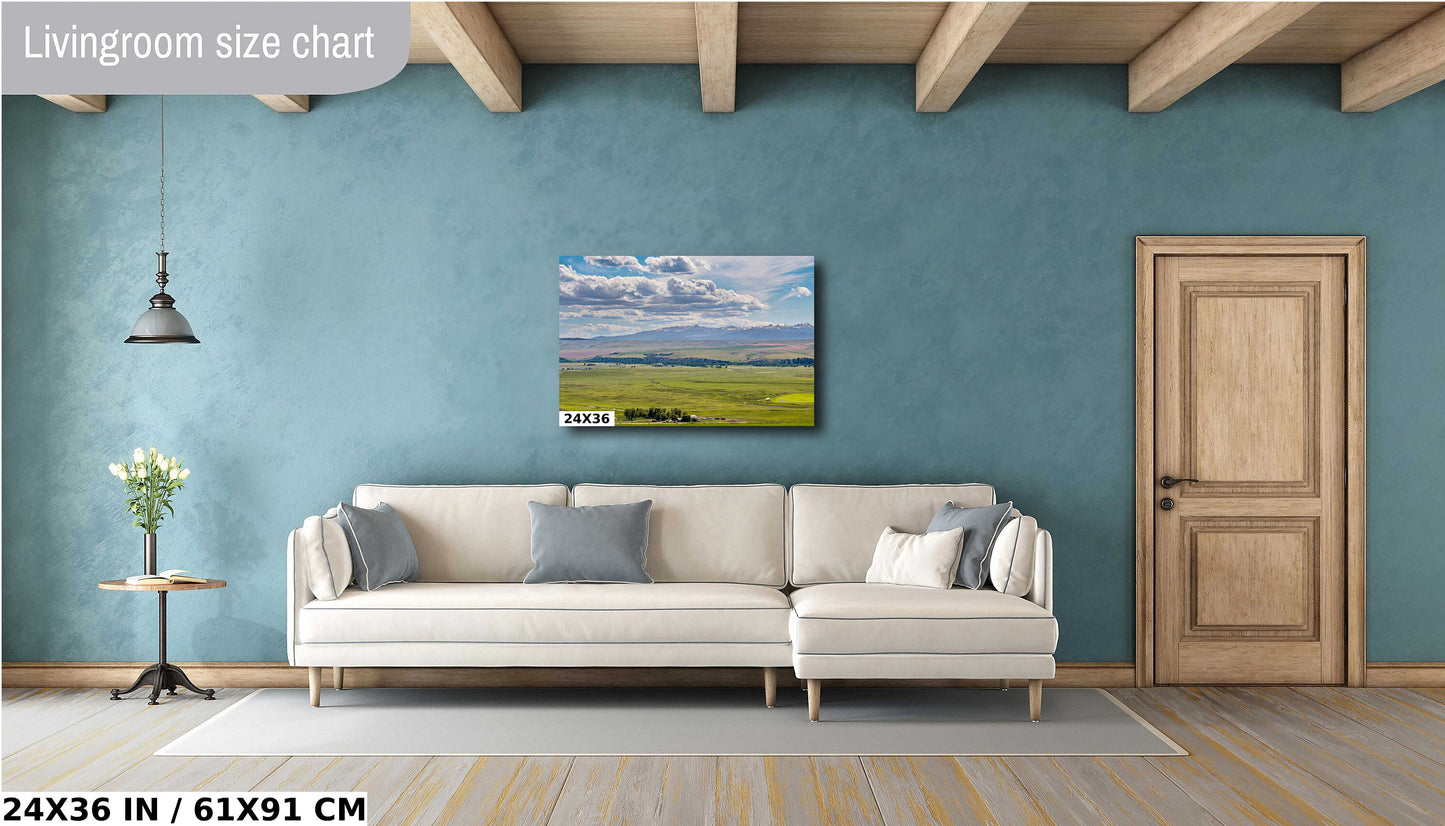 Montana Landscape Print: Madison Buffalo Jump State Park Wall Art