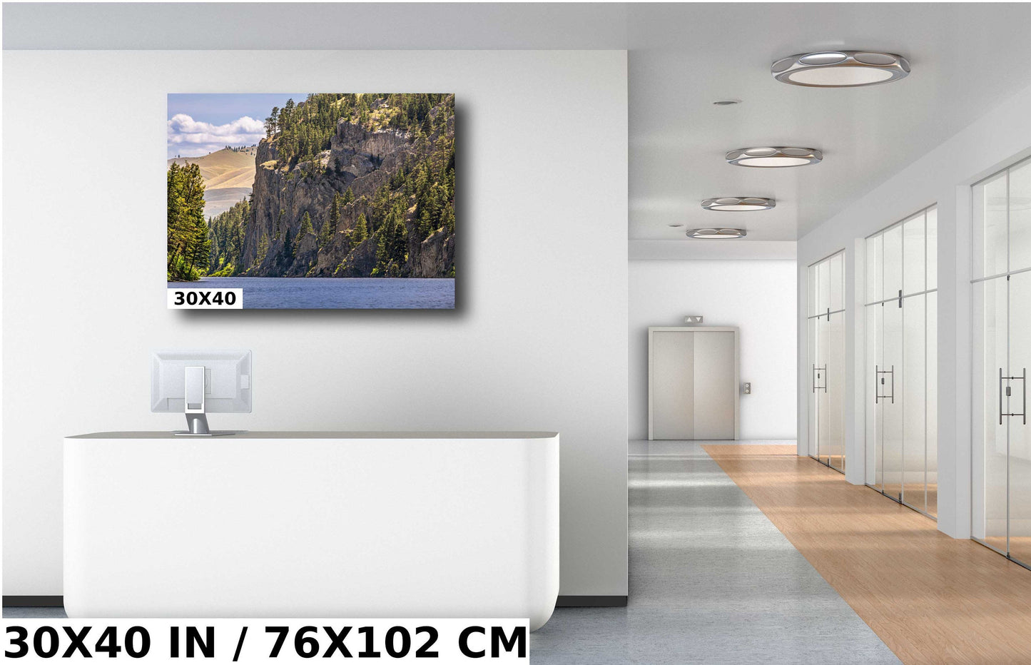 Majestic Passage: Gates of the Mountains Wilderness Wall Art Helen Montana Metal Acrylic Print