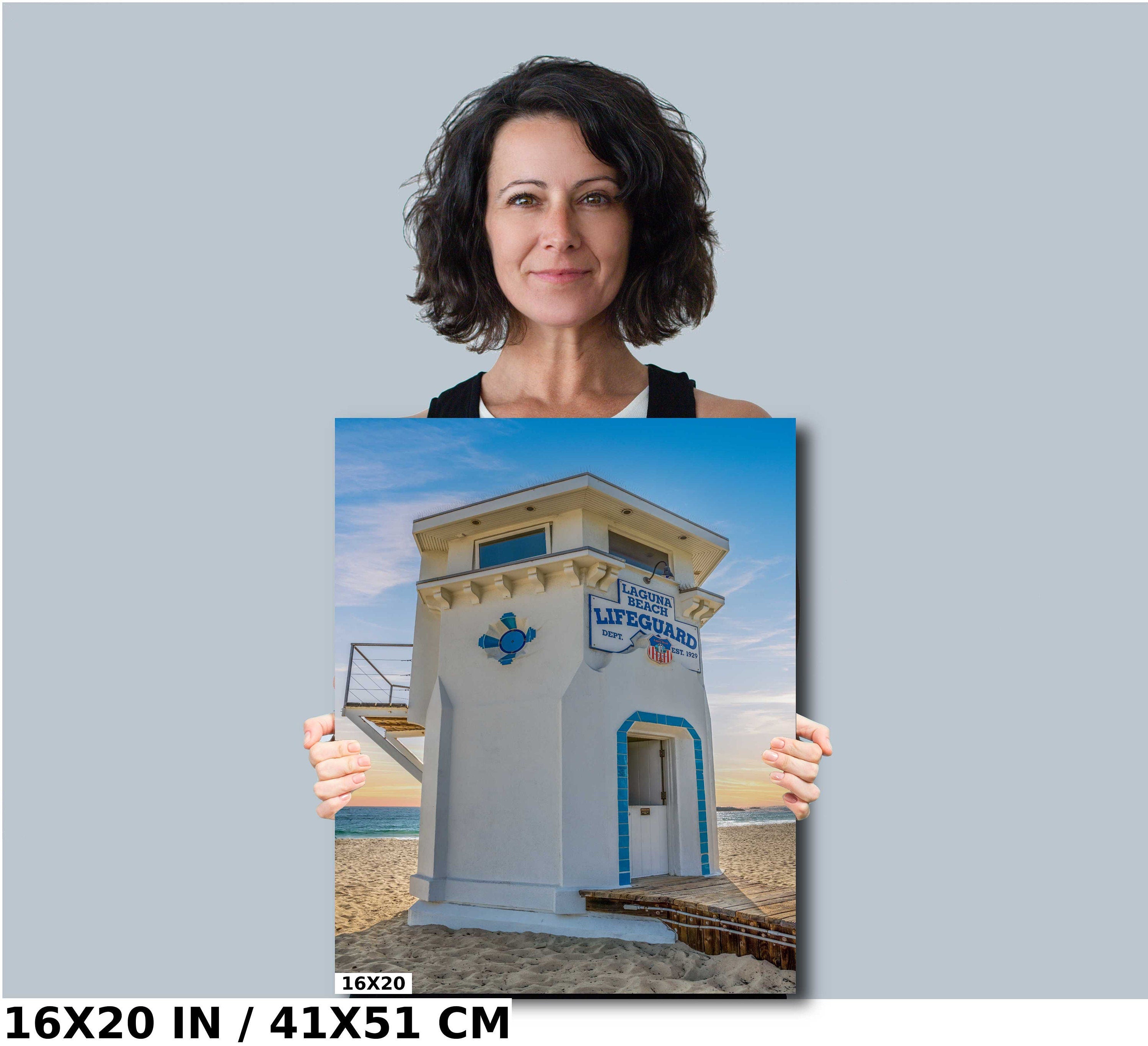 Laguna Beach Lifeguard Tower Art Print: California Seascape