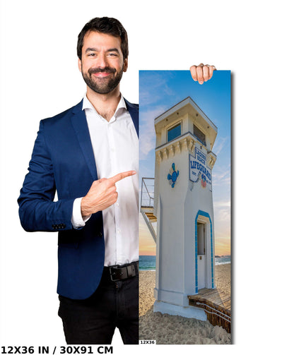 Laguna Beach Lifeguard Tower Art Print: California Seascape