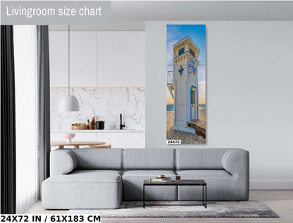 Laguna Beach Lifeguard Tower Art Print: California Seascape