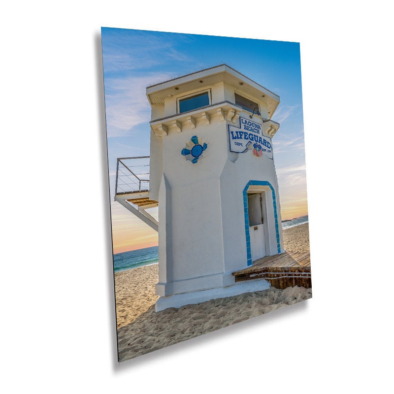 Laguna Beach Lifeguard Tower Art Print: California Seascape