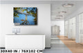 The Eyes Have It: Alligator's Alert Gaze in Serene Waters Wall Art Metal Acrylic Print Reptile Animal Photography