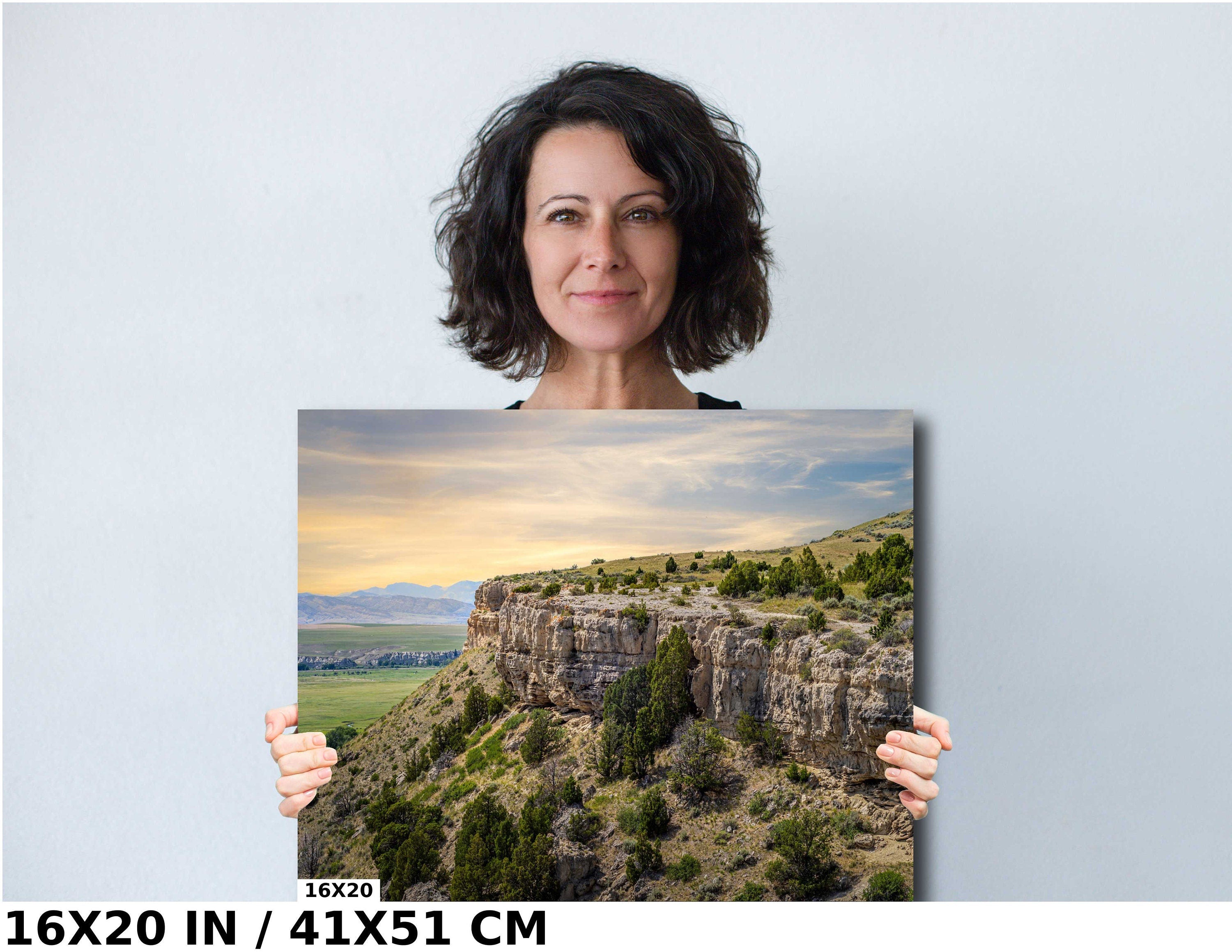 Madison Buffalo Jump Montana Landscape Photo Print Wall Art