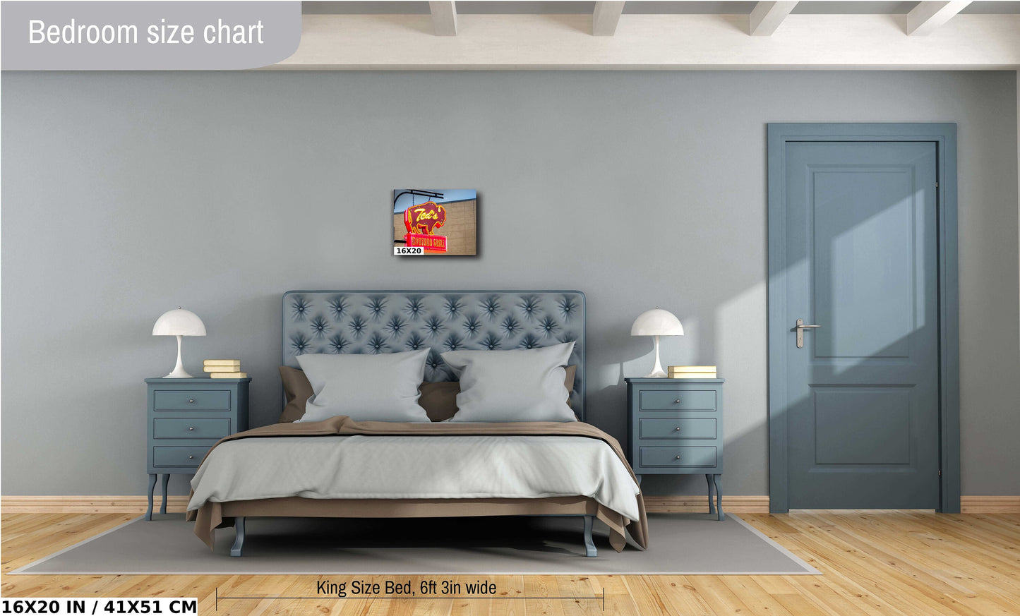 Ted's Montana Grill Sign: Bozeman Neon Wall Art