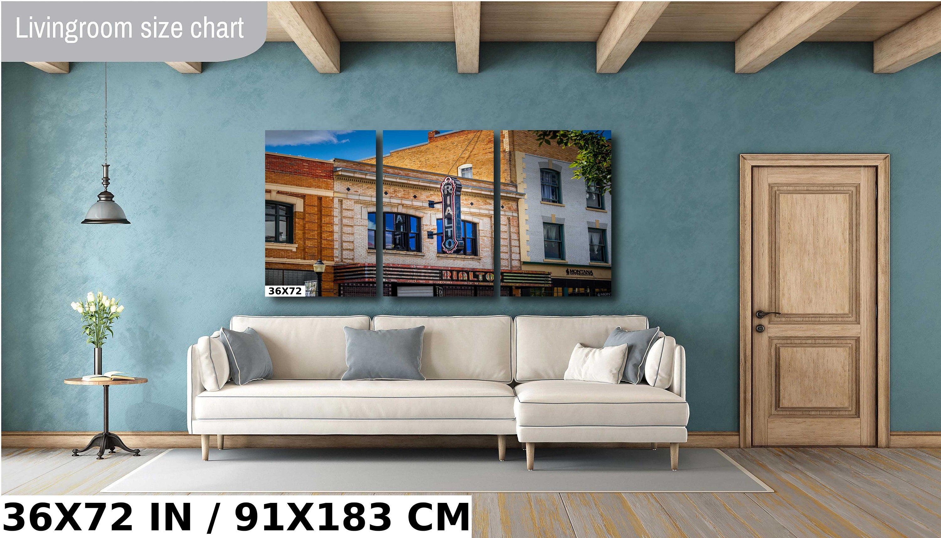 Rialto Theatre Signage Print: Vintage Bozeman Montana Landmark Wall Art