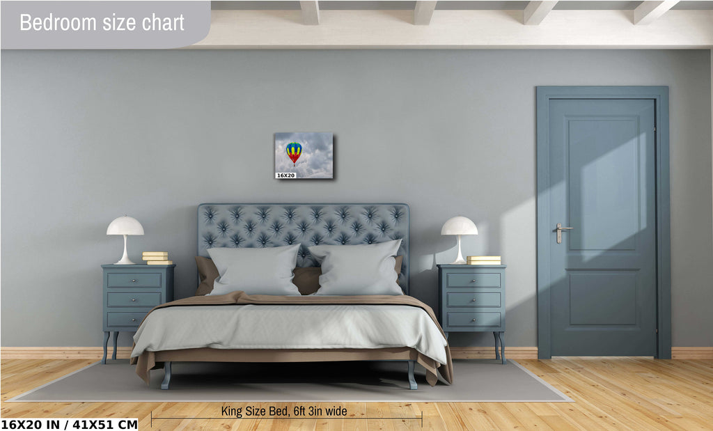 Colorful Hot Air Balloon Print: Albuquerque Festival Wall Art