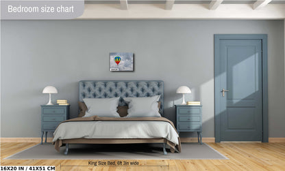 Colorful Hot Air Balloon Print: Albuquerque Festival Wall Art