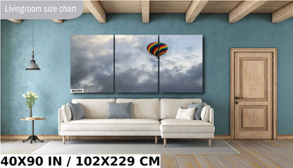 Hot Air Balloon Print: Albuquerque Festival Wall Art
