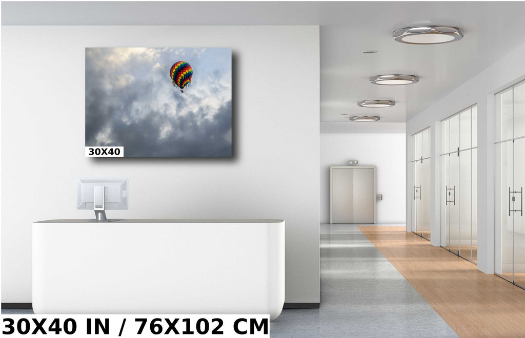 Hot Air Balloon Print: Albuquerque Festival Wall Art