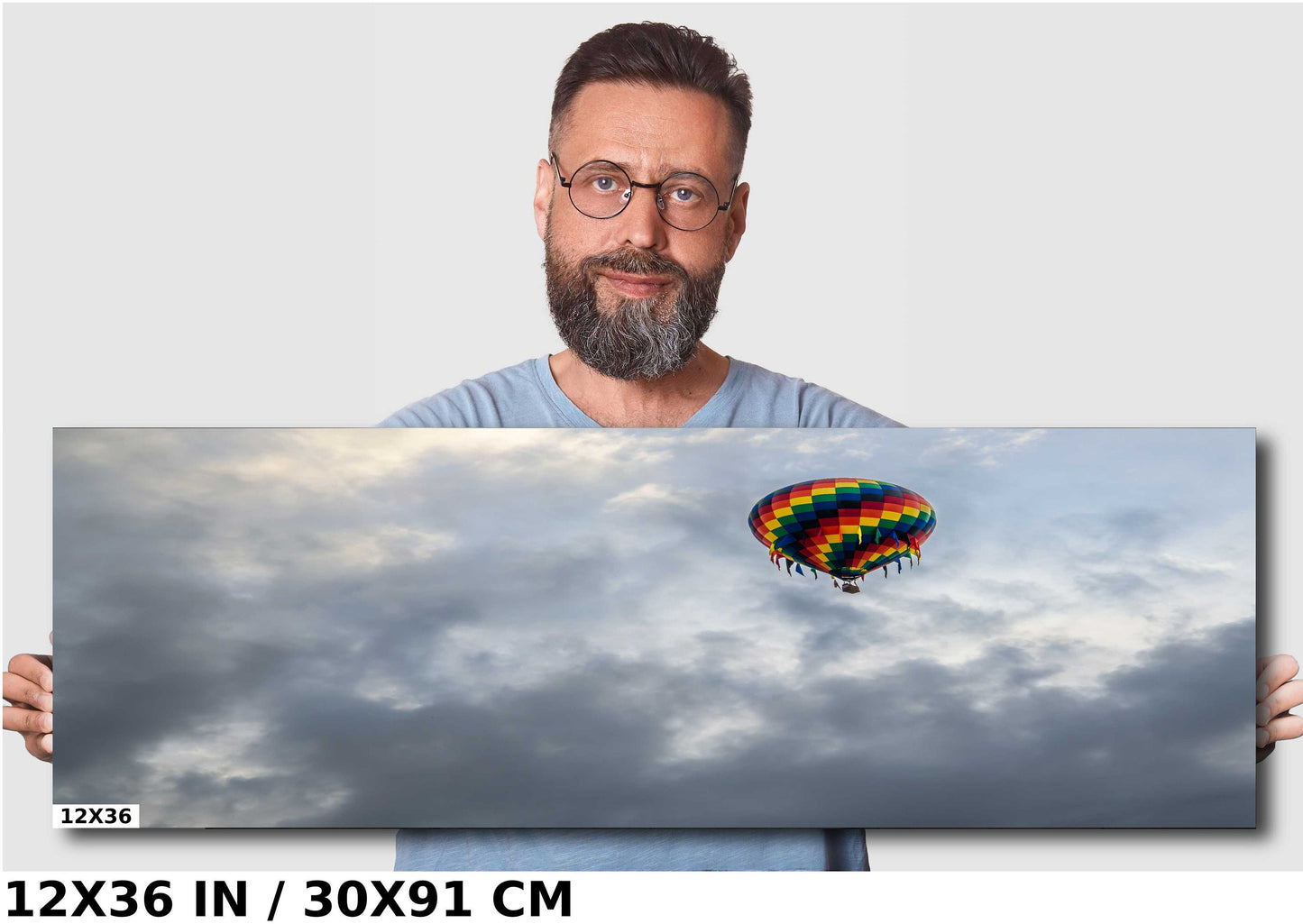 Hot Air Balloon Print: Albuquerque Festival Wall Art