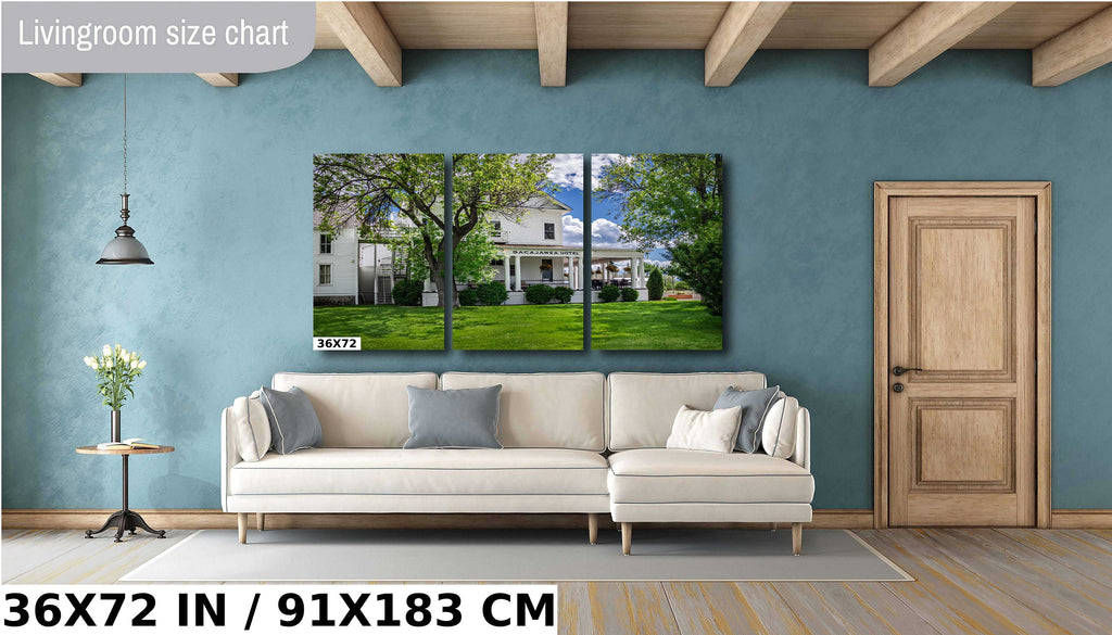Sacajawea Hotel Porch Print: Historic Montana Landmark Wall Art