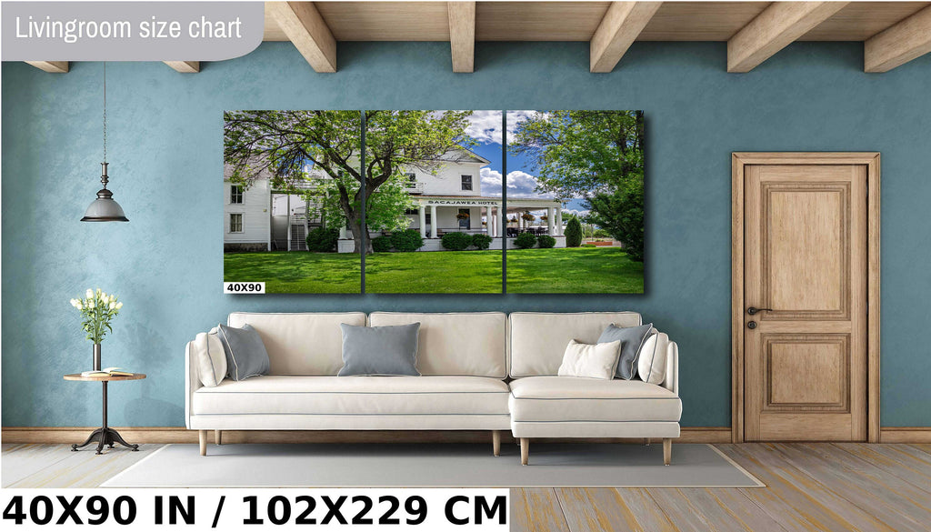 Sacajawea Hotel Porch Print: Historic Montana Landmark Wall Art