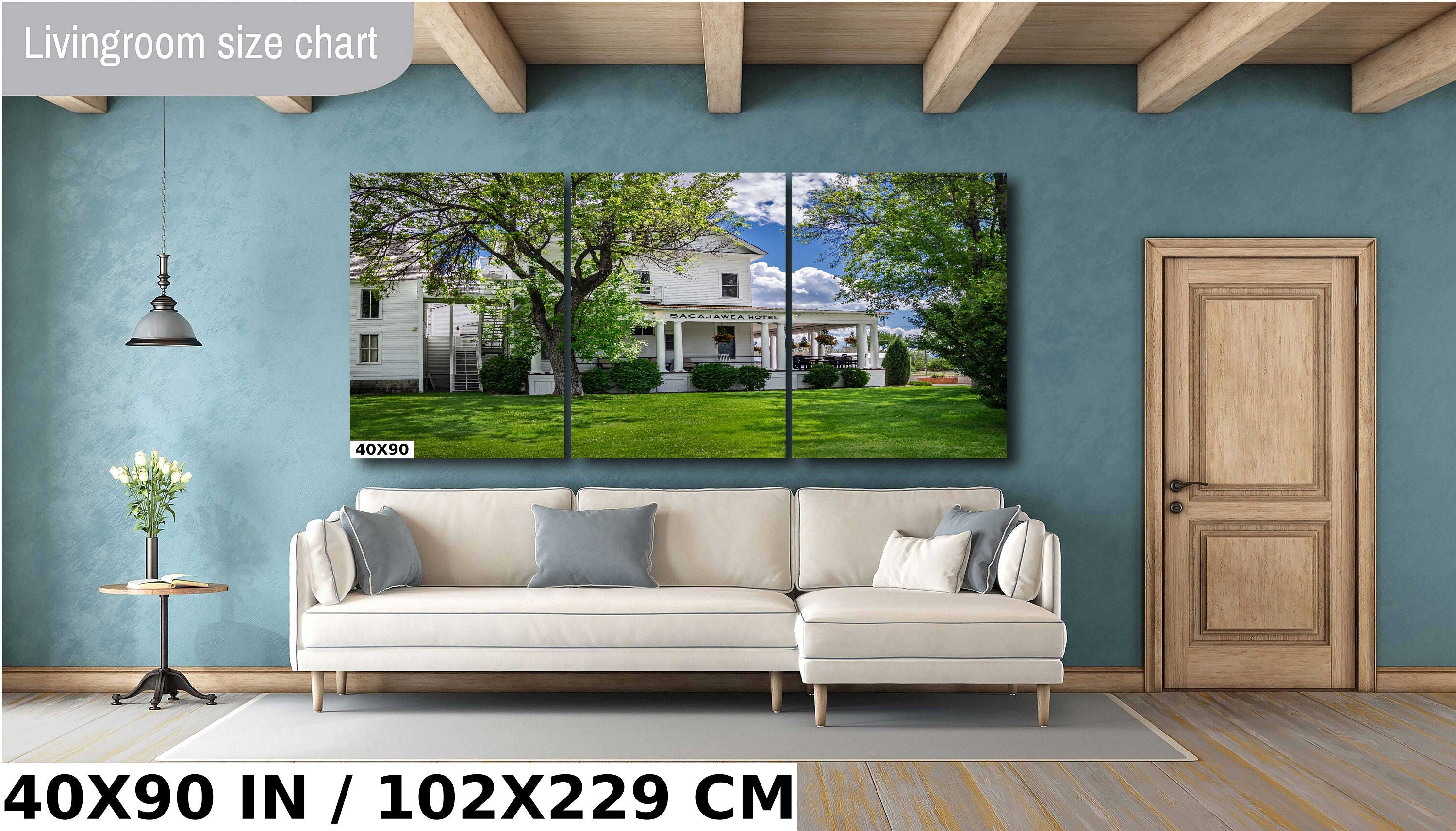 Sacajawea Hotel Porch Print: Historic Montana Landmark Wall Art