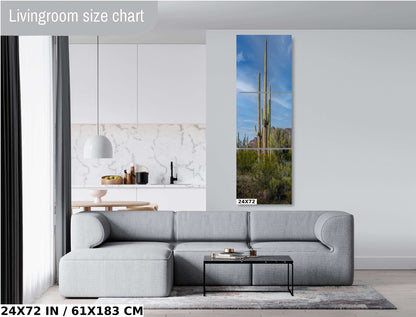 Arizona Poppies: Picacho Peak Wildflower Landscape Photography Wall Art