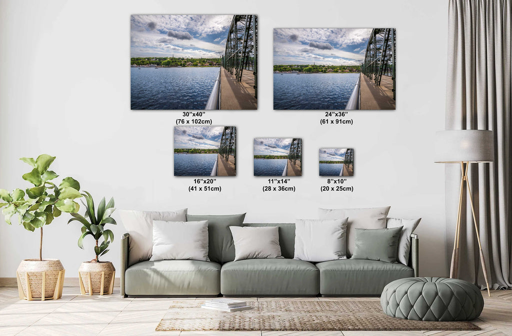 Stillwater Lift Bridge: St. Croix River Valley View Photography Wall Art