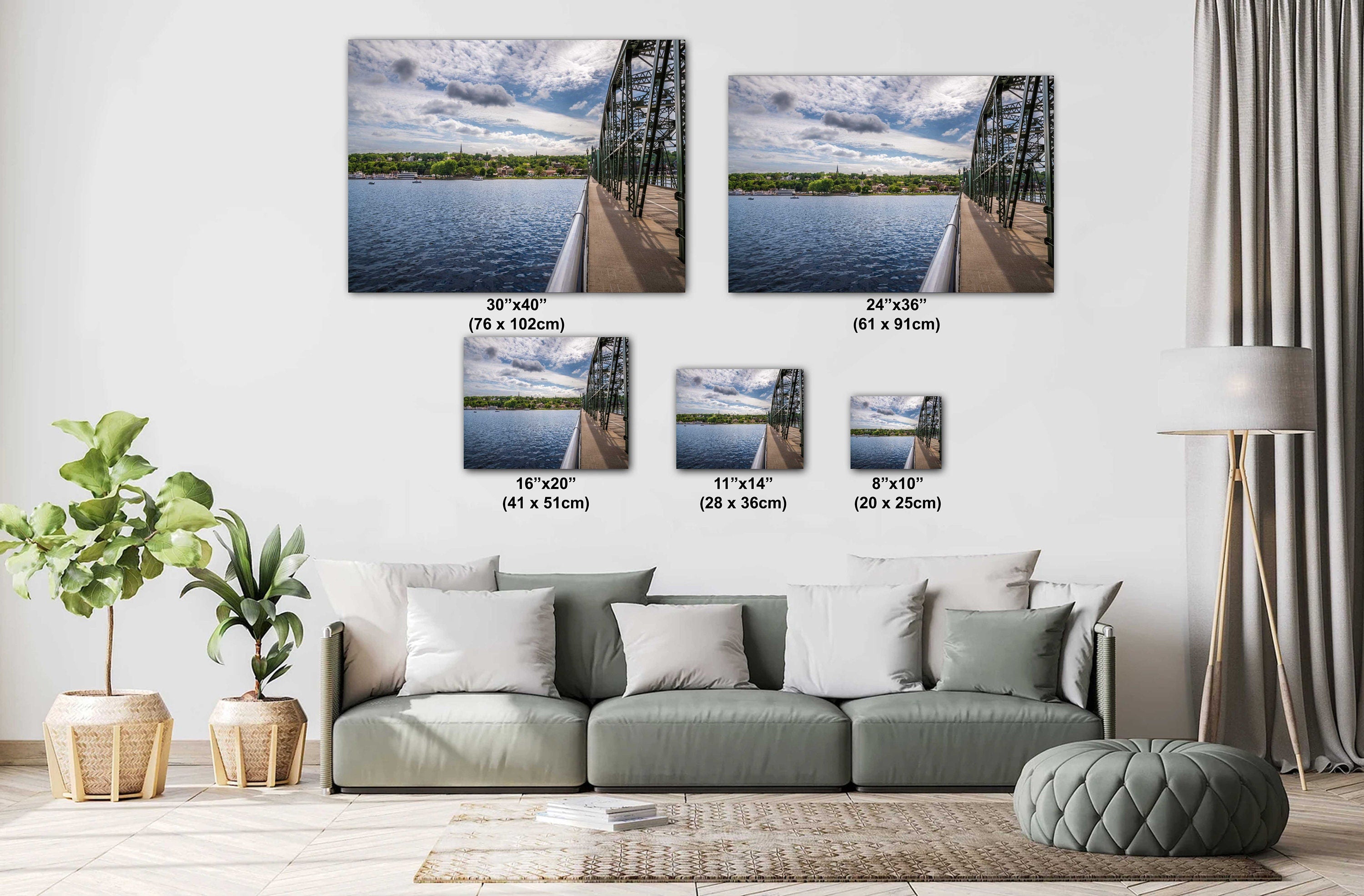 Stillwater Lift Bridge: St. Croix River Valley View Photography Wall Art