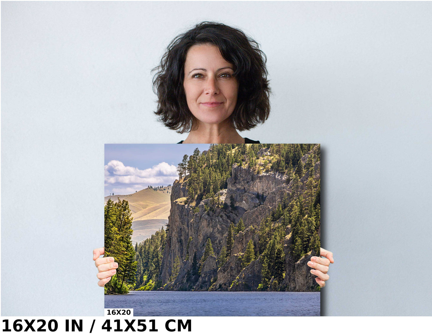 Majestic Passage: Gates of the Mountains Wilderness Wall Art Helen Montana Metal Acrylic Print