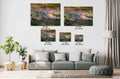 Predator's Gaze: Crocodile's Opening its Mighty Jaws Everglades Wall Art Metal Aluminum Print Retile Photography