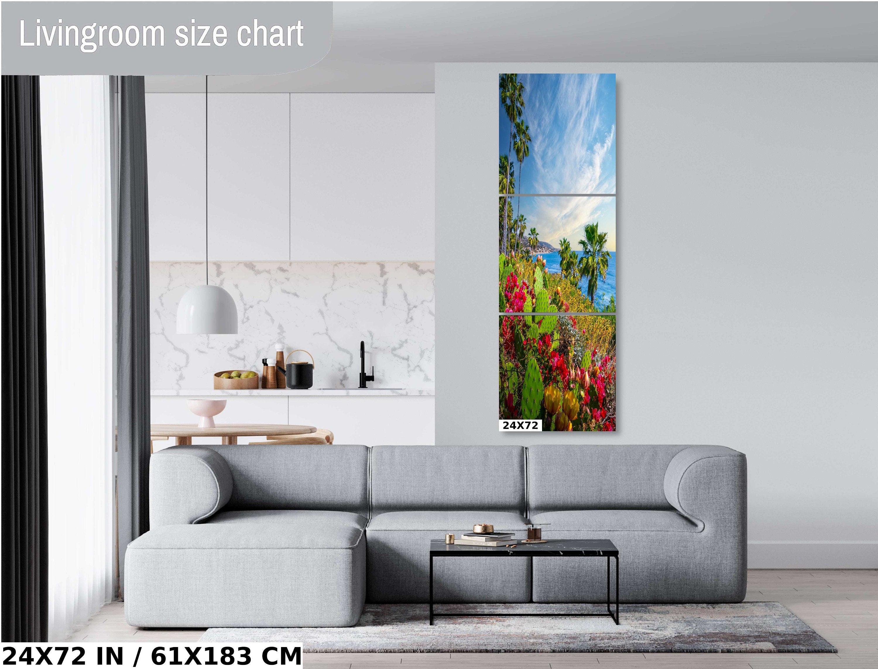 Laguna Beach Seascape Print: Barbary Fig Cactus, California Wall Art