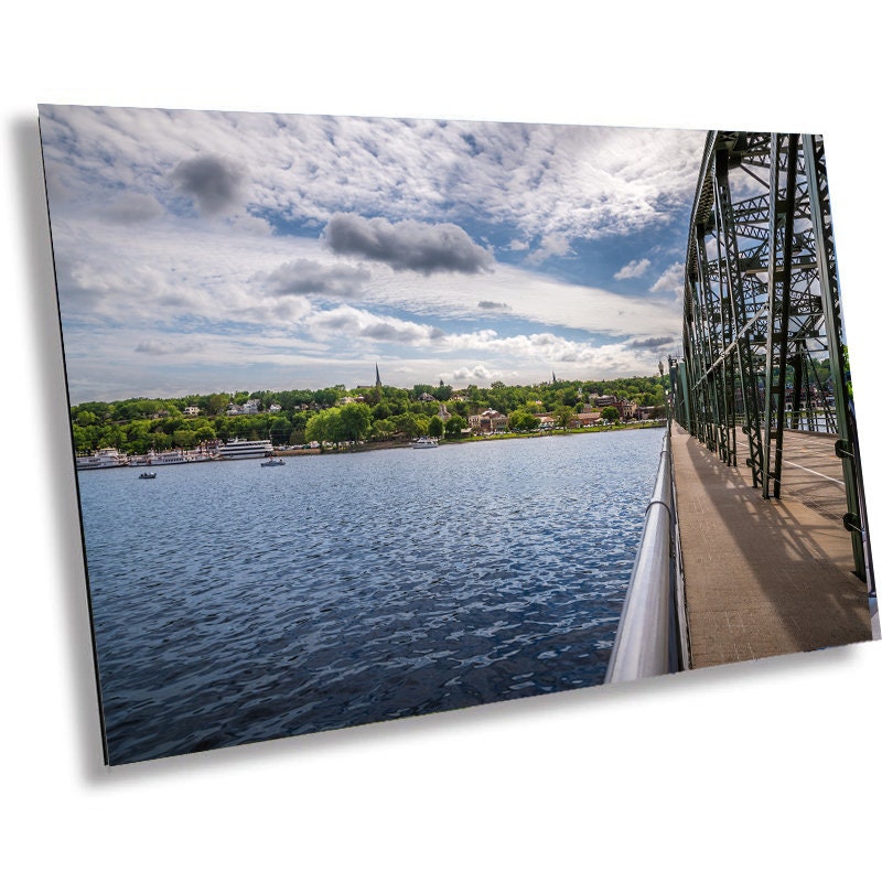 Stillwater Lift Bridge: St. Croix River Valley View Photography Wall Art