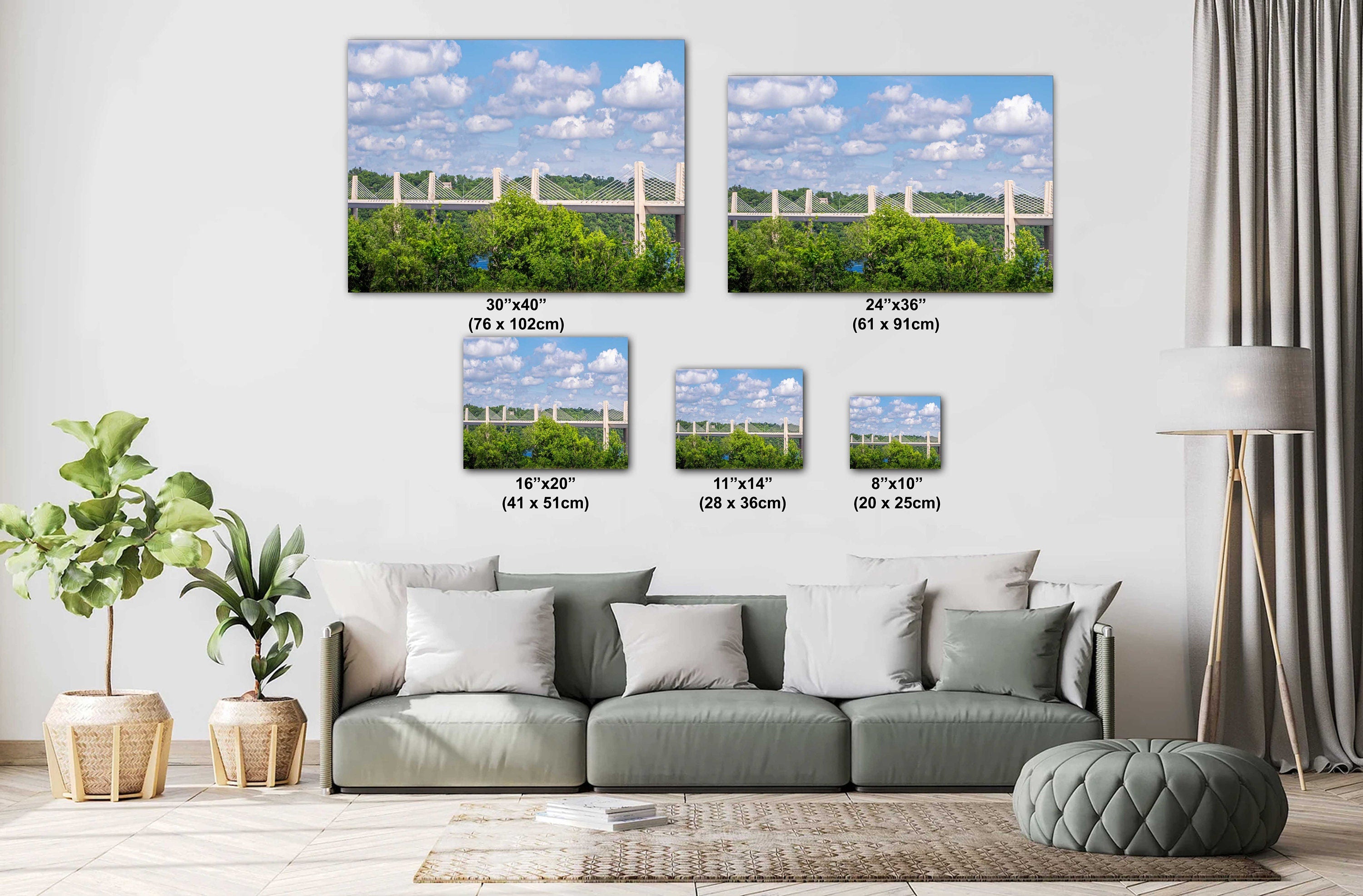 St. Croix Crossing Bridge Minnesota Wisconsin Photography Wall Art
