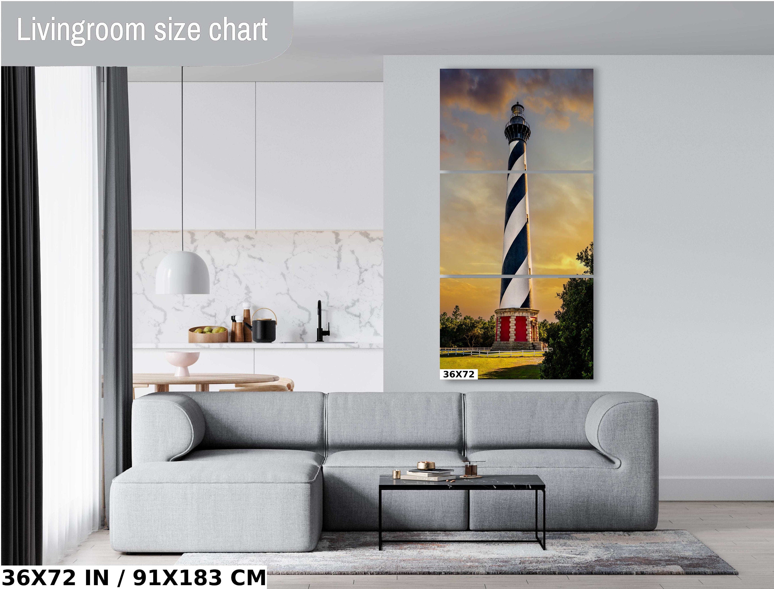 Cape Hatteras Lighthouse Print - Tallest Brick Lighthouse Coastal Wall Art | Buxton NC Decor