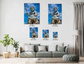 King Neptune Statue Print: Virginia Beach Maritime Wall Art