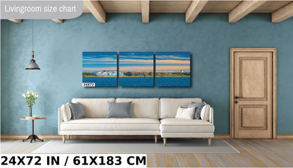 Outer Banks Wall Art – Ocracoke Island Print | Coastal Canvas Decor & Lighthouse Metal