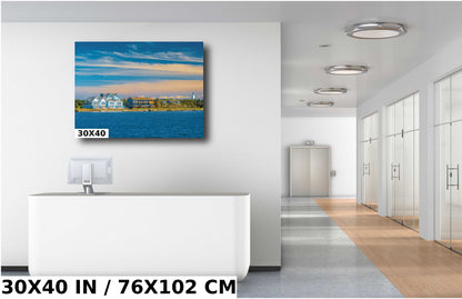 Outer Banks Wall Art – Ocracoke Island Print | Coastal Canvas Decor & Lighthouse Metal