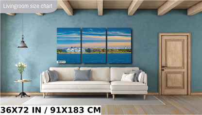 Outer Banks Wall Art – Ocracoke Island Print | Coastal Canvas Decor & Lighthouse Metal
