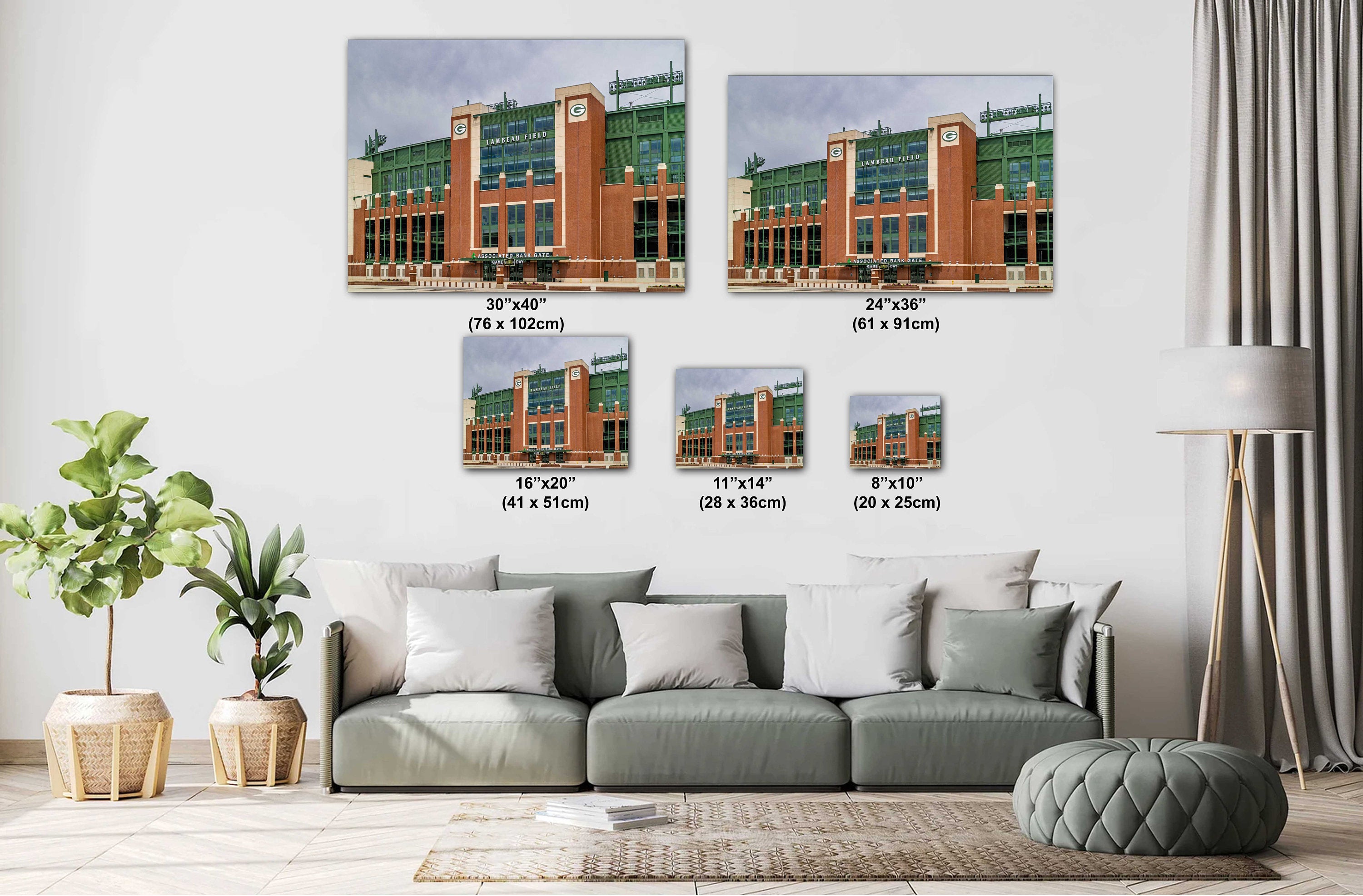 Lambeau Field Gate: Green Bay Packers Stadium Photography Wall Art