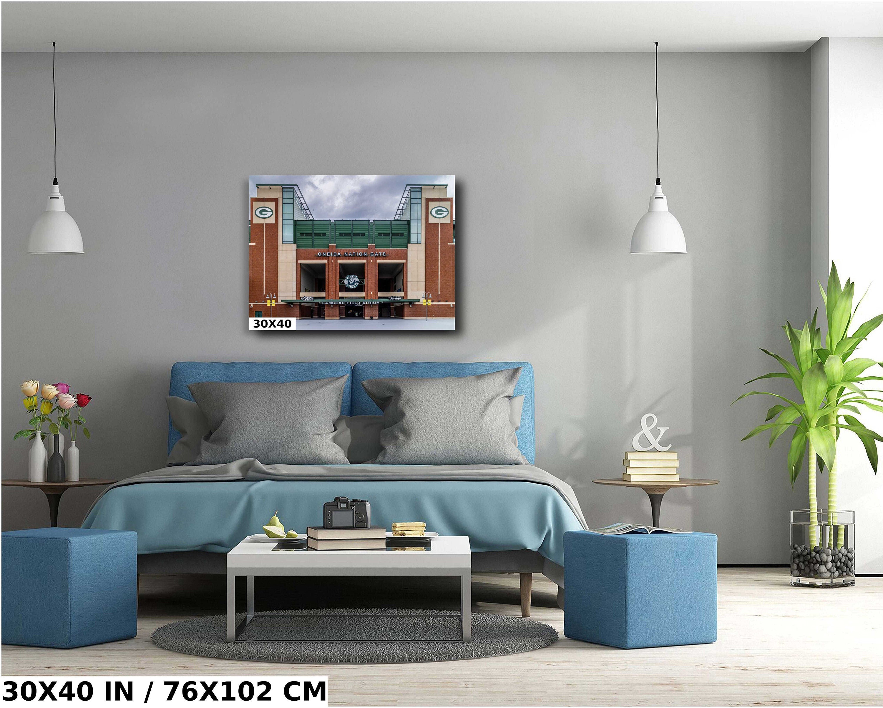 Lambeau Field Oneida Nation Gate: Green Bay Packers Stadium Photography Wall Art