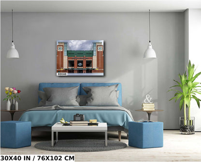 Lambeau Field Wall Art - Green Bay Packers Stadium Entrance Canvas Print